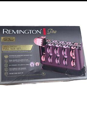 Remington Pro Purple Thermaluxe Hair Setter Rollers Gently Used